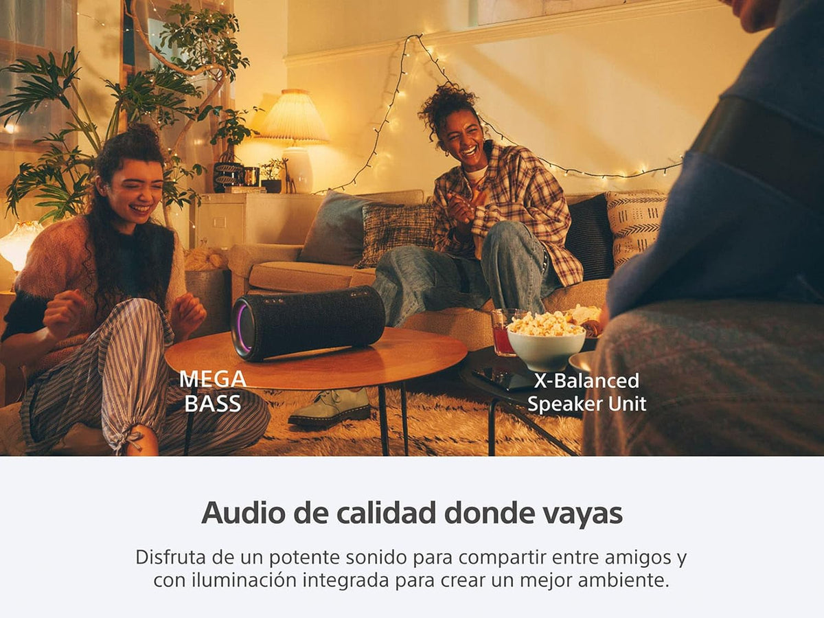 Sony SRS-XG300 X-Series Wireless Portable-Bluetooth Party-Speaker Black - Refurbished