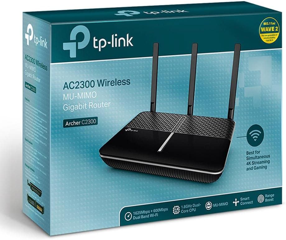 TP-LINK (Archer C2300) AC2300 (600+1625) Wireless Dual Band GB Cable Router - Refurbished